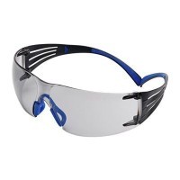 3M SecureFit Safety Glasses -BLU, Blue Gray, I O Gray Scotchgard Anti-fog Lens, Sirim and Dosh Approved