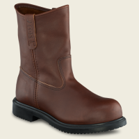 Red Wing 2541, 9-in Pull On Safety Boots, Brown
